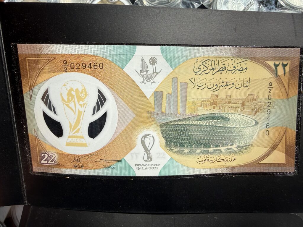 Inicio TodoPrecio.com 51 Set Billete 22 Riyals Qatar Mundial FIFA 2022 Oficial