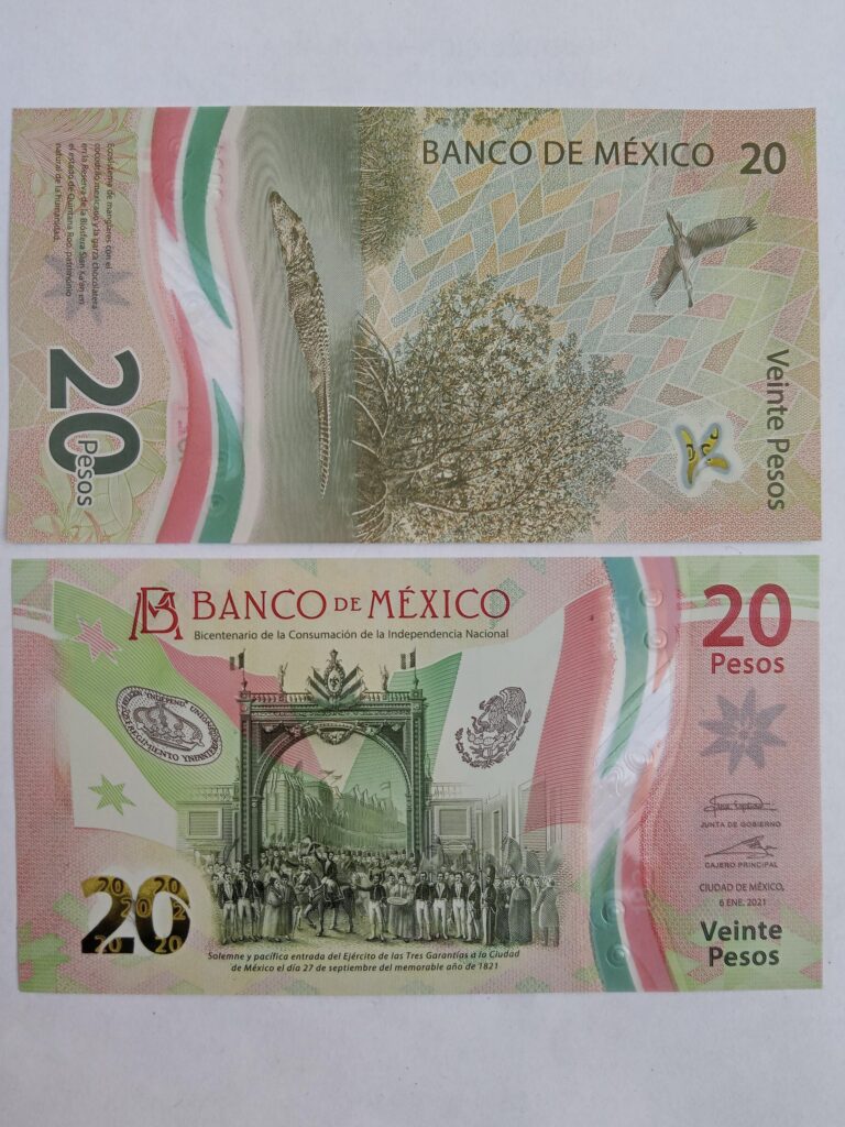 Inicio TodoPrecio.com 38 Billete $20 Pesos México 2021-Presente Familia G UNC