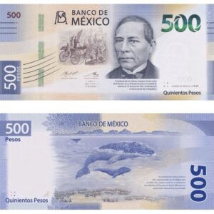 Billete $500 Pesos Mexicanos Familia G 2021 Actual | México
