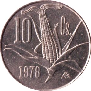 10 Centavos Mazorca Elote 1974-1980