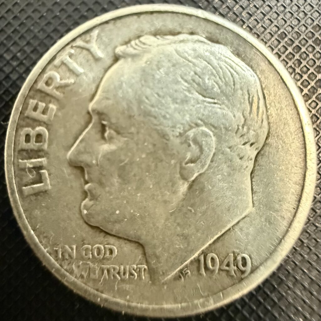 Inicio TodoPrecio.com 5 Dime Roosevelt 1949-D Plata .900 USA