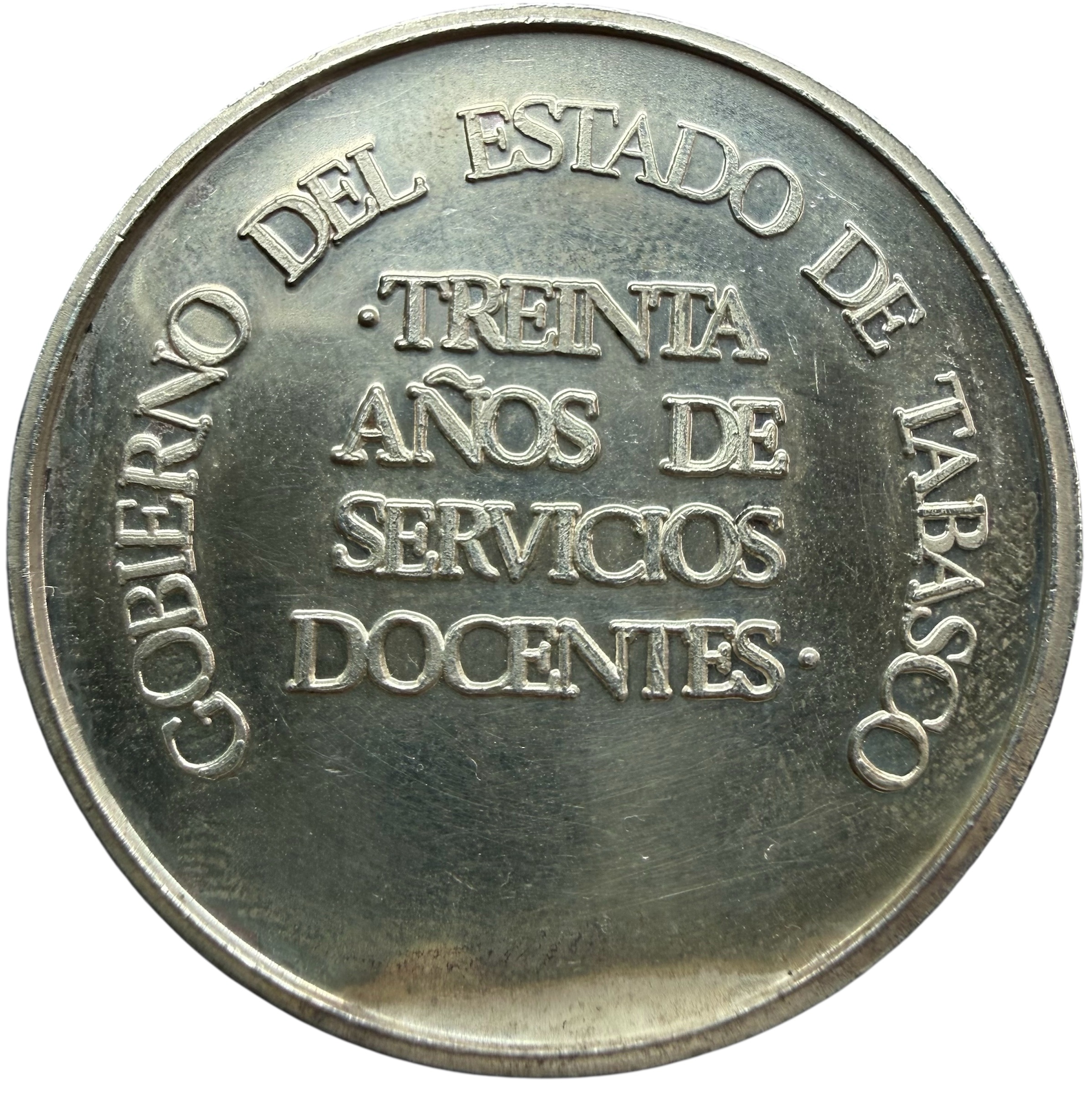 Medalla Maestro Rafael Ramírez Al Mérito | Gobierno del Estado de Tabasco | Plata .999 2 photoroom 20260127 114742