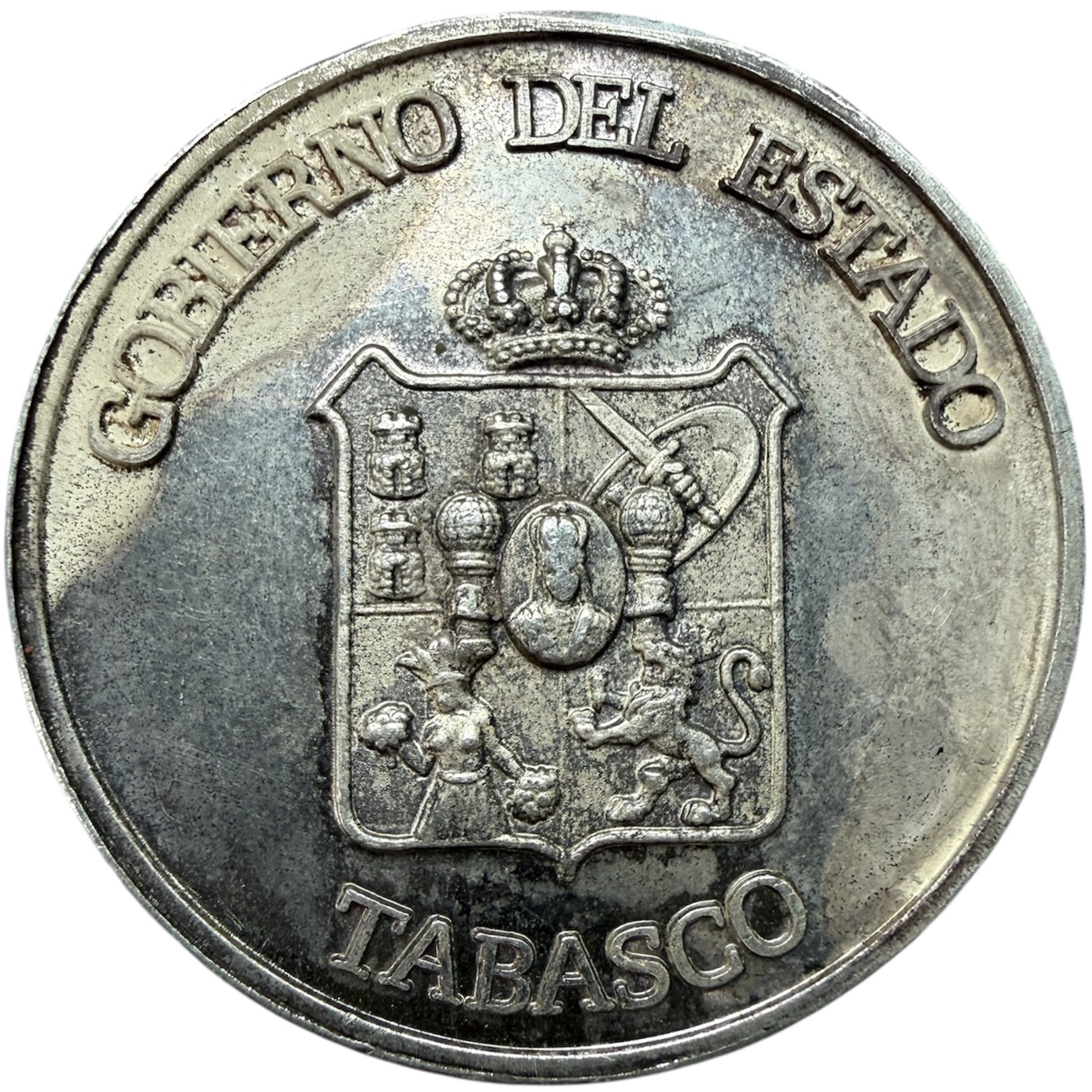 Medalla Plata Feria del Desarrollo 1987 Gobierno del Estado Tabasco 2 photoroom 20260127 150643