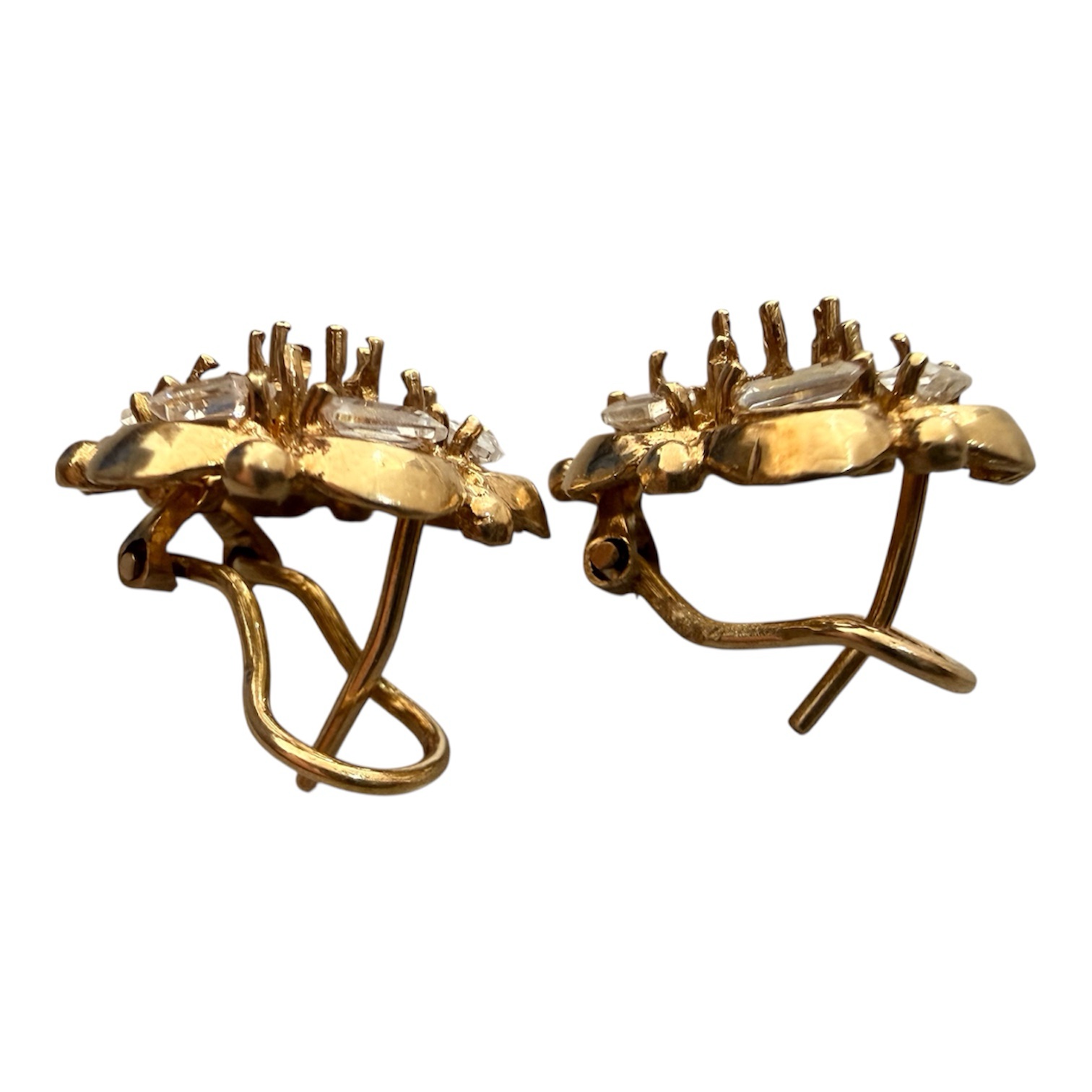 Aretes Oro 14K Diseño Floral con Cristales 2 photoroom 20260220 133232