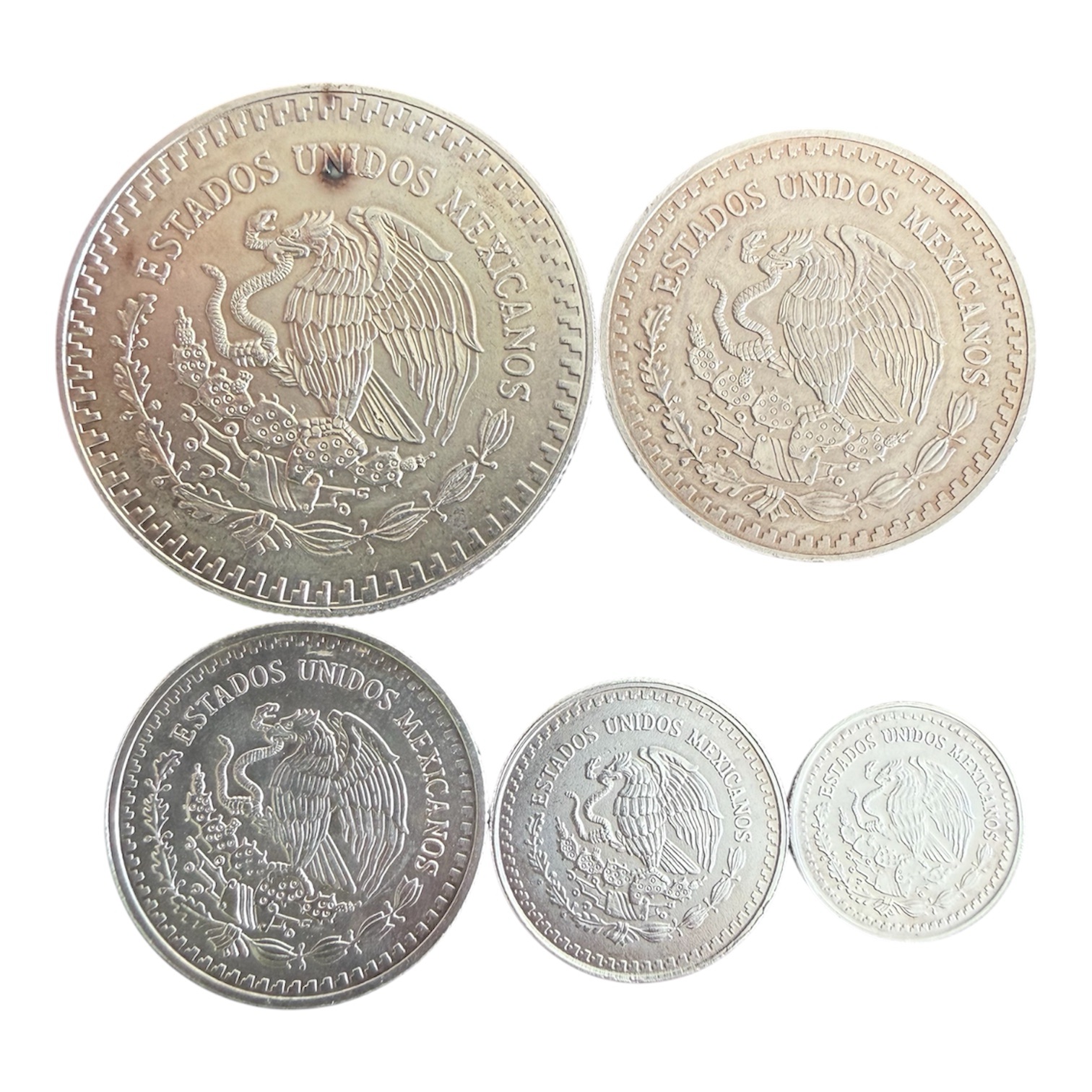 Serie Libertad Gordita 1992 Plata .999 Set 1 Oz a 1/20 Oz México 2 photoroom 20260307 162124
