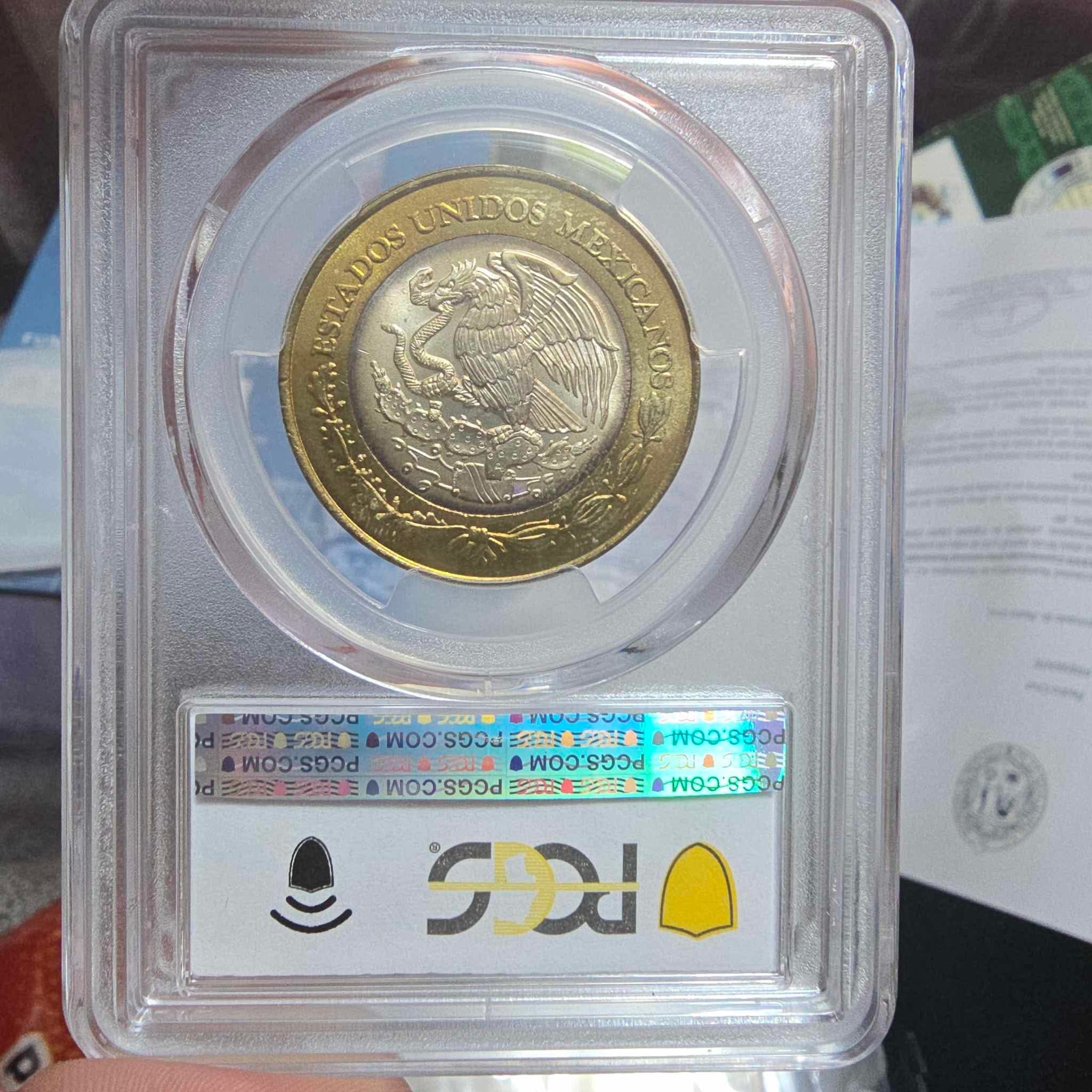20 Nuevos Pesos 1995 Plata .925 PCGS MS66 TOP POP 🔝#1 7 20 Nuevos Pesos 1995 Plata .925 PCGS MS66 TOP POP 🔝#1 - Image 7