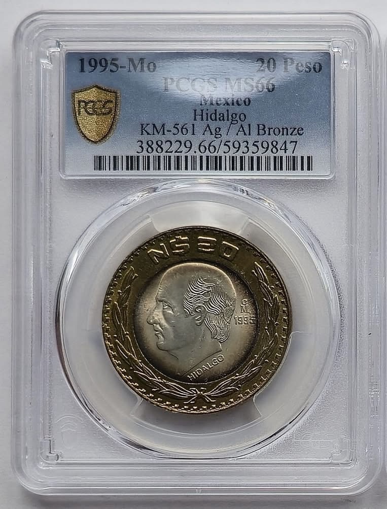 20 Nuevos Pesos 1995 Plata .925 PCGS MS66 TOP POP 🔝#1 5 20 Nuevos Pesos 1995 Plata .925 PCGS MS66 TOP POP 🔝#1 - Image 5