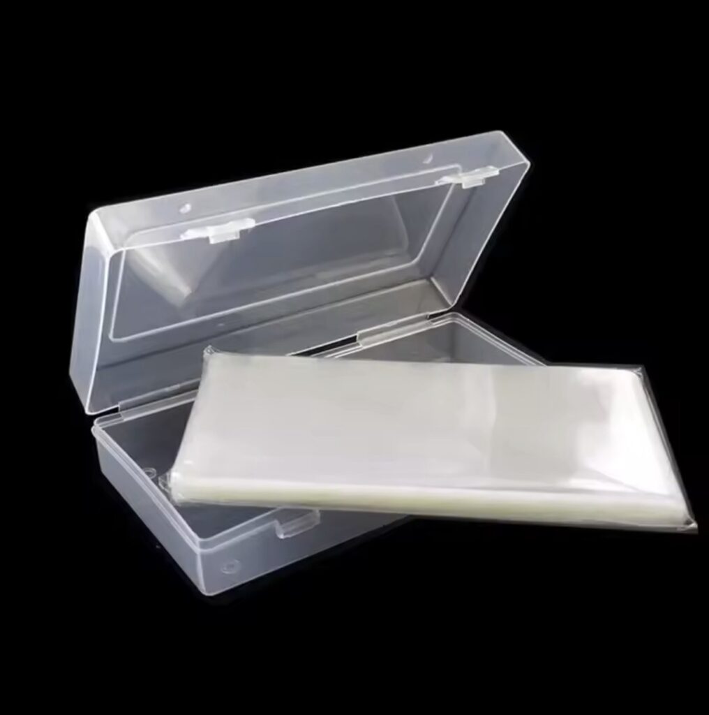 100 Piezas Fundas de plástico transparente para billetes con caja 🗃️