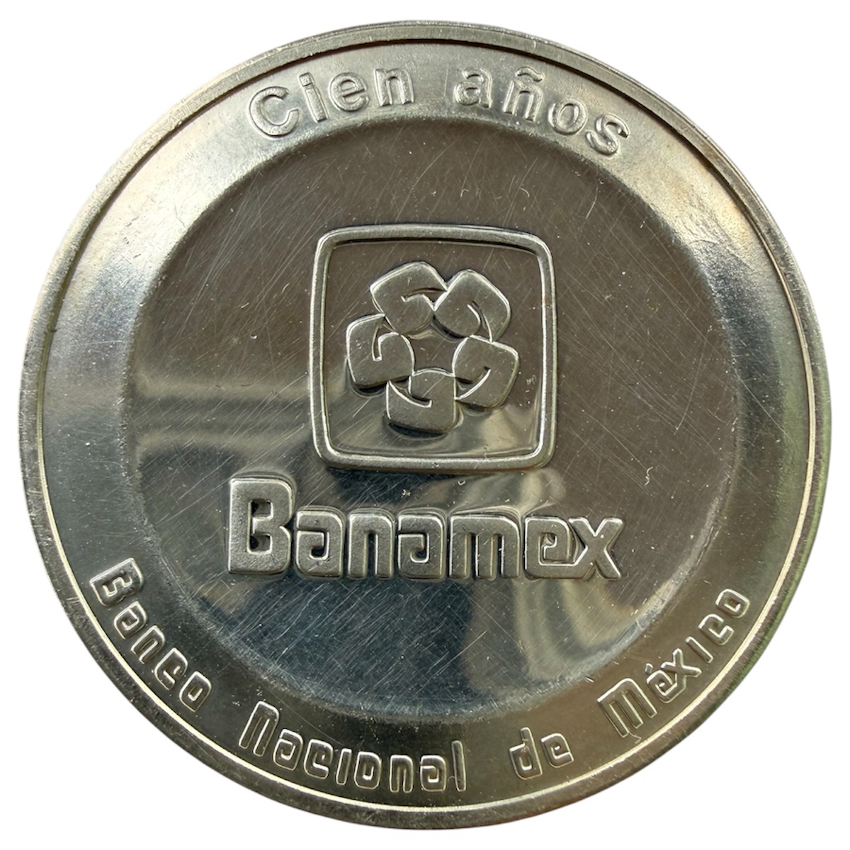Medalla Plata 1884 - 1984 100 Años Banco Nacional Banamex 2 photoroom 20260419 142521