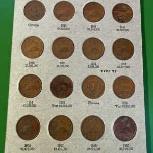 Colección 20 Centavos Teotihuacán 1943-1960