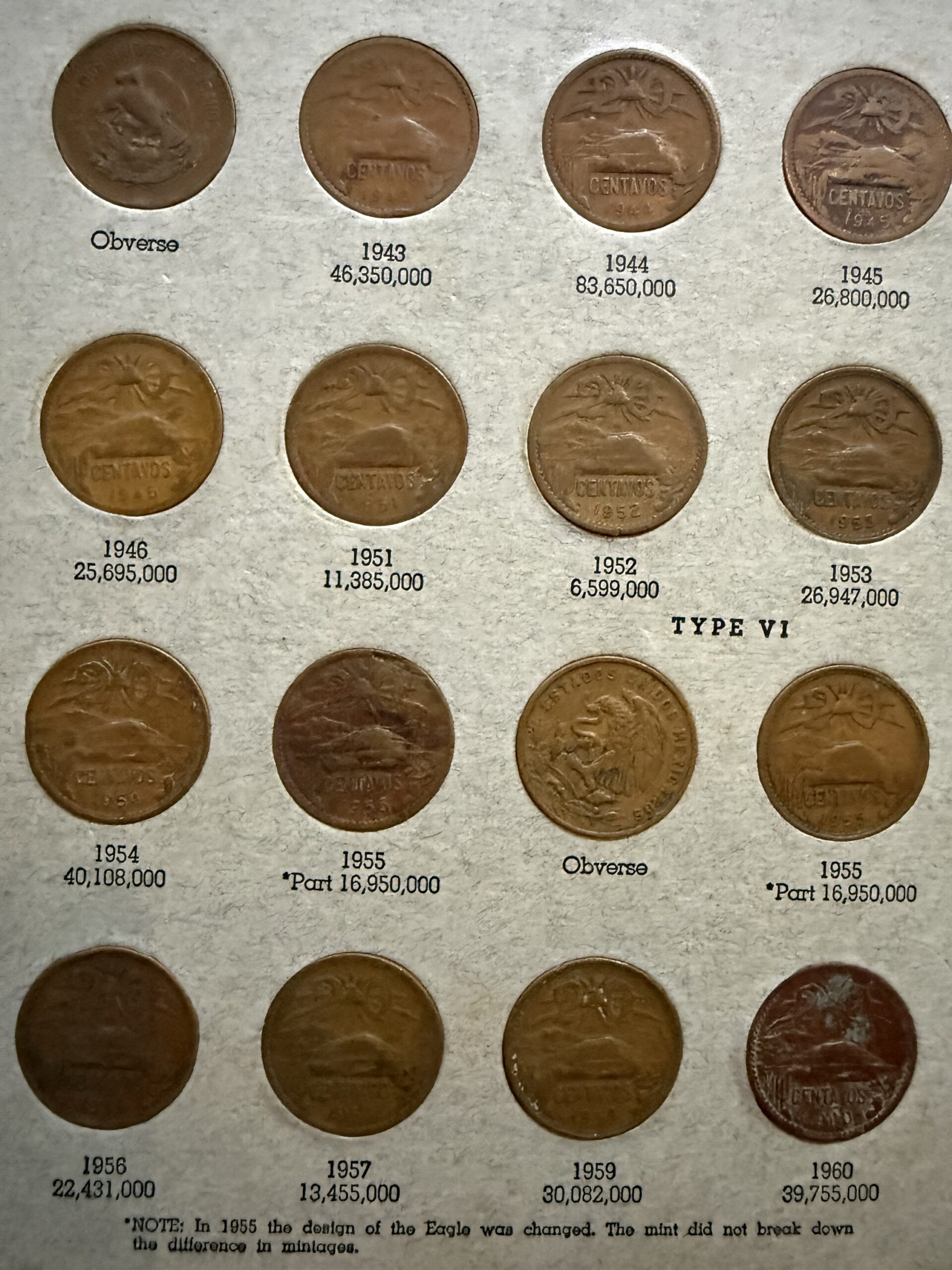 Colección 20 Centavos Teotihuacán 1943-1960 3 Colección 20 Centavos Teotihuacán 1943-1960 - Image 3
