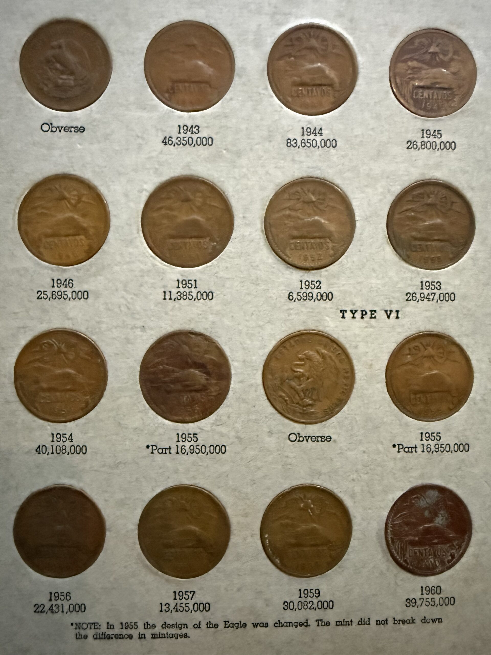 Colección 20 Centavos Teotihuacán 1943-1960 2 Colección 20 Centavos Teotihuacán 1943-1960 - Image 2