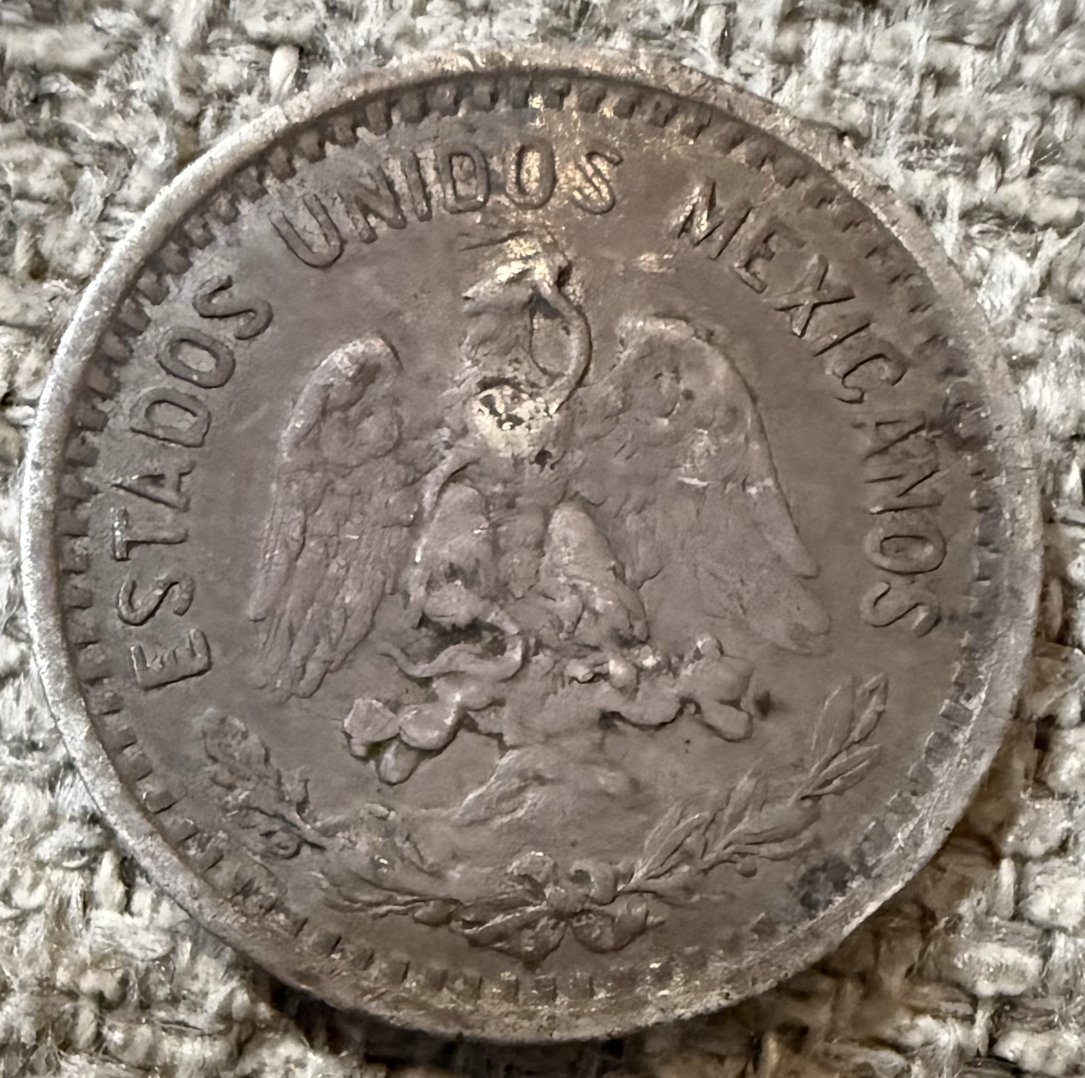 20 Centavos Resplandor 1905 Plata 0.800 Cospel Grande| Primera Fecha 2 20 Centavos Resplandor 1905 Plata 0.800 Cospel Grande| Primera Fecha - Image 2