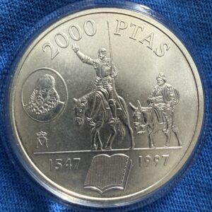 2000 Pesetas 1997 Plata Don Quijote de la mancha