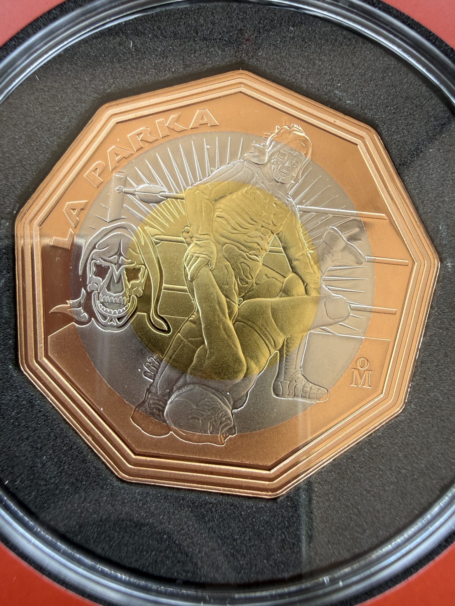 Medalla Triple AAA Trimetálica La Parka Mo. 5 Medalla Triple AAA Trimetálica La Parka Mo. - Image 5
