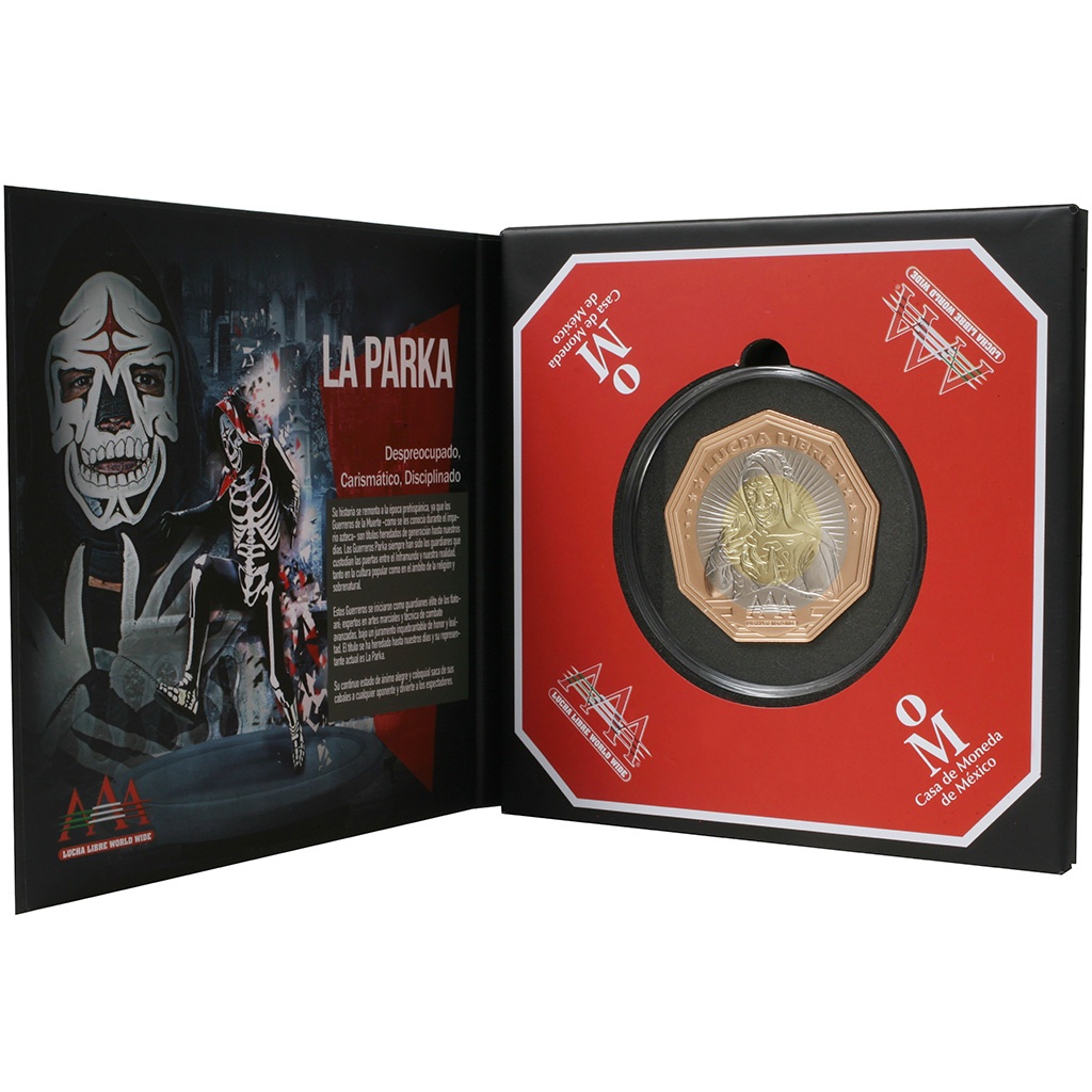 Medalla Triple AAA Trimetálica La Parka Mo. 2 Medalla Triple AAA Trimetálica La Parka Mo. - Image 2