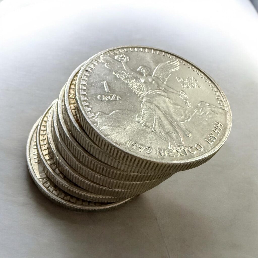 1 Onza Libertad Versión “Gordita” 1992 Plata Pura .999 Mexicana