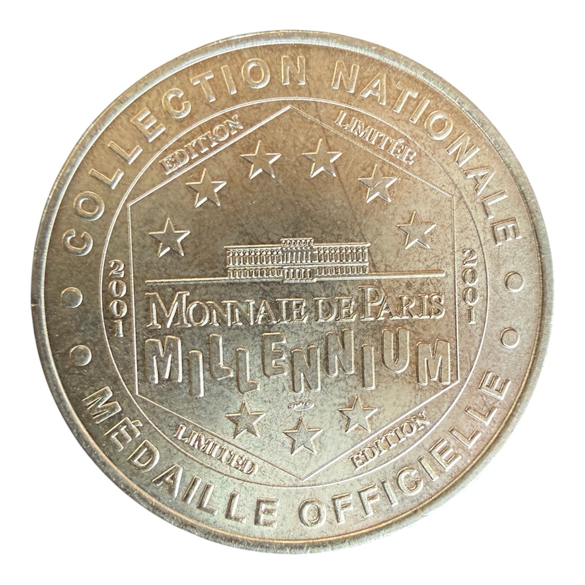 Medalla Oficial de Paris Tour Eiffel 2001 2 Medalla Oficial de Paris Tour Eiffel 2001 - Image 2