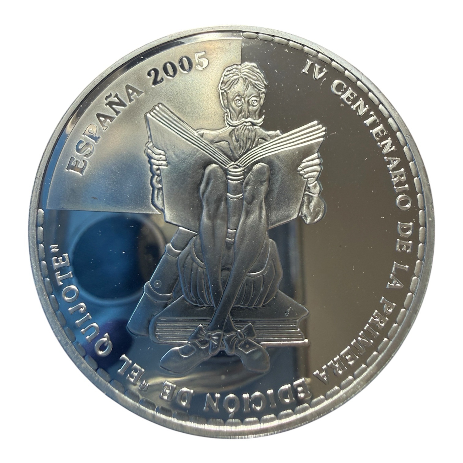 10 Euros Don Quijote 2005 Plata Proof .925 2 10 Euros Don Quijote 2005 Plata Proof .925 - Image 2