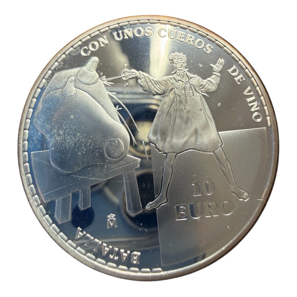 Inicio TodoPrecio.com 43 10 Euros Don Quijote 2005 Plata Proof .925