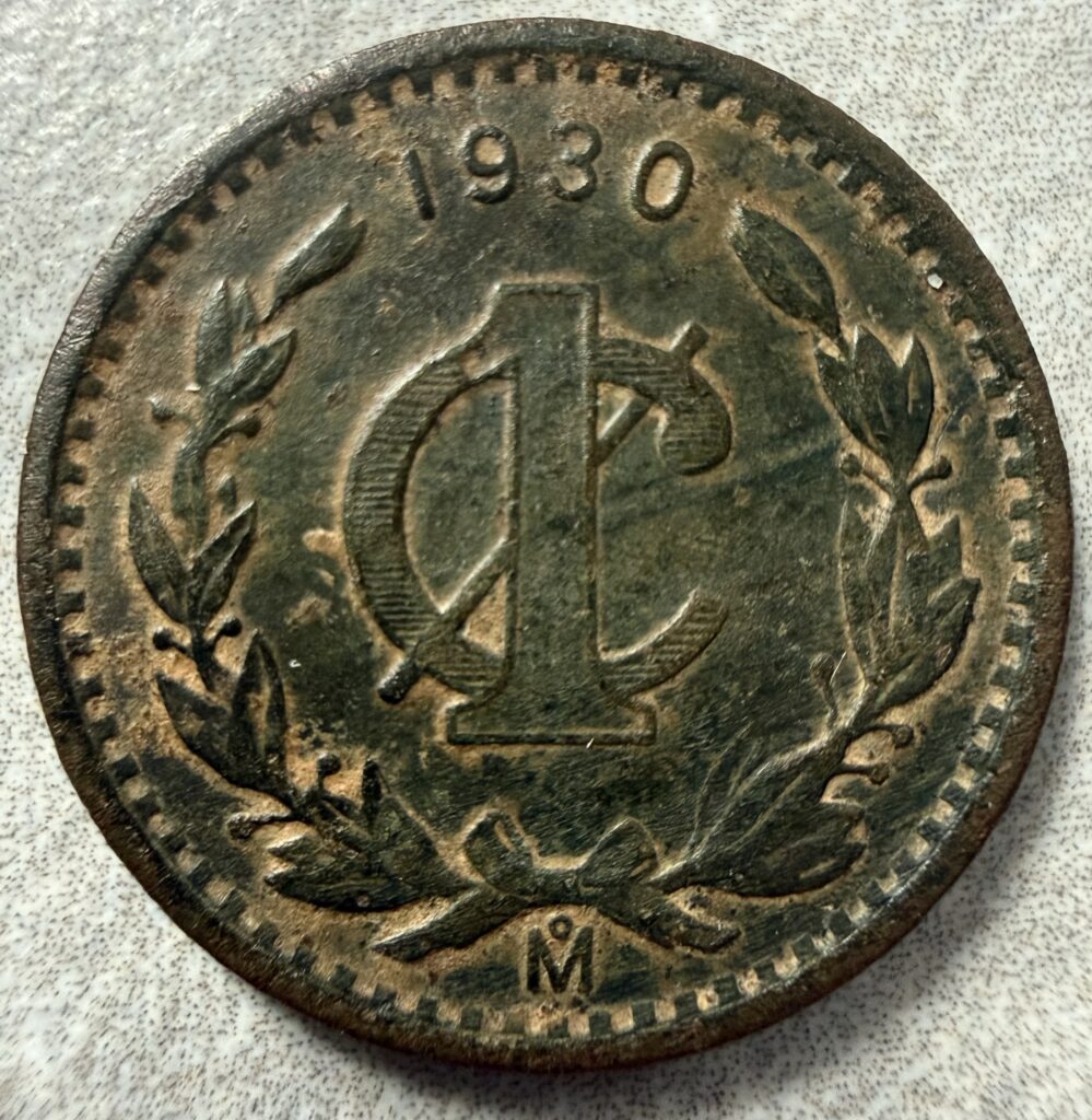 Inicio TodoPrecio.com 26 1 Centavo Monograma 1930 Mo. México Cobre