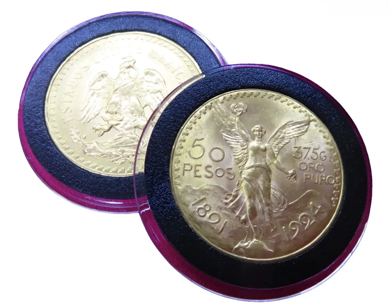 Cápsula con Aro Premium 37mm para $50 Pesos Centenario de Oro 8 Cápsula con Aro Premium 37mm para $50 Pesos Centenario de Oro - Image 8