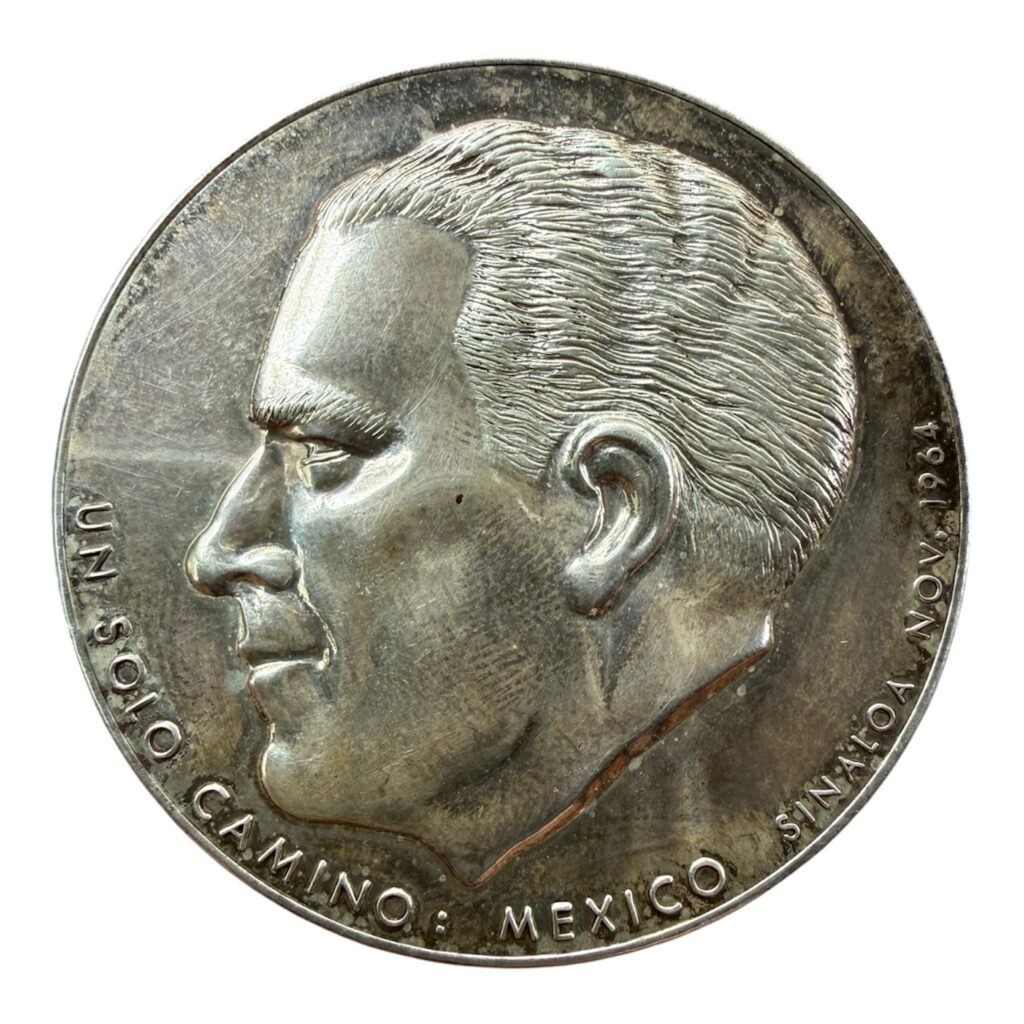 Inicio TodoPrecio.com 35 Medalla Presa Presidente López Mateos Plata .925 Sinaloa 1964 Grove 894a