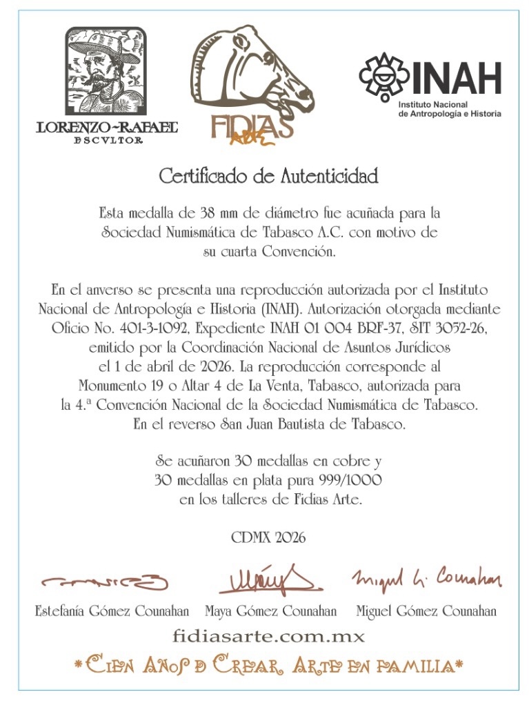 Falta Poco para la IV Convención Numismática Tabasco 2026 6 000e742a 914a 4f55 b2a7 1368c619c849