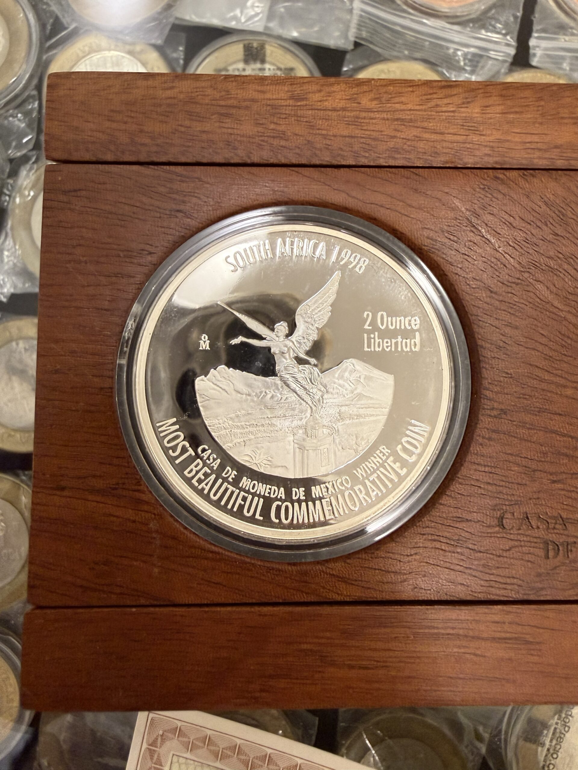2 Onzas Plata Libertad 1998 South Africa Premio Mundial Mo. 5 2 Onzas Plata Libertad 1998 South Africa Premio Mundial Mo. - Image 5