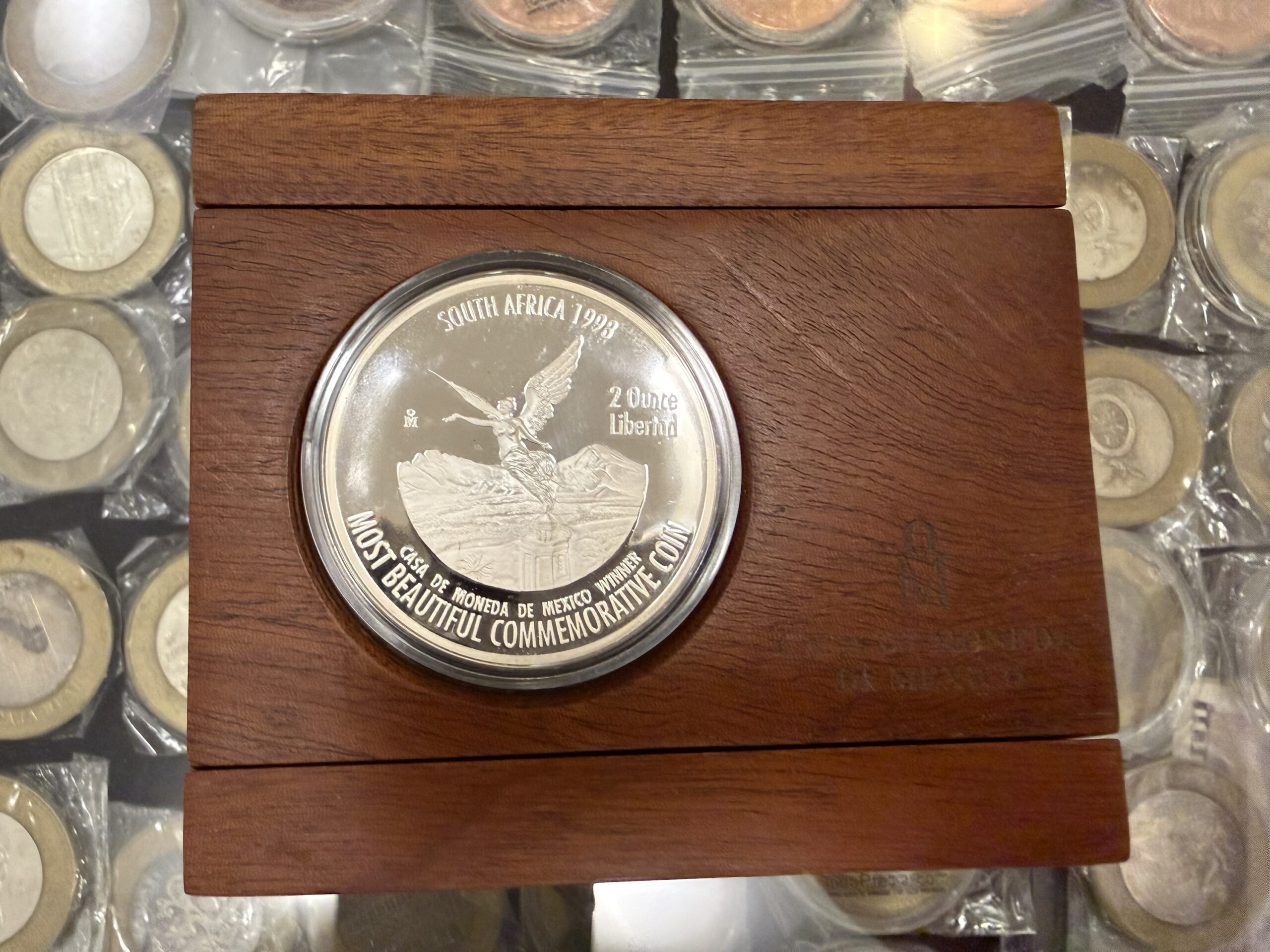 2 Onzas Plata Libertad 1998 South Africa Premio Mundial Mo. 3 2 Onzas Plata Libertad 1998 South Africa Premio Mundial Mo. - Image 3
