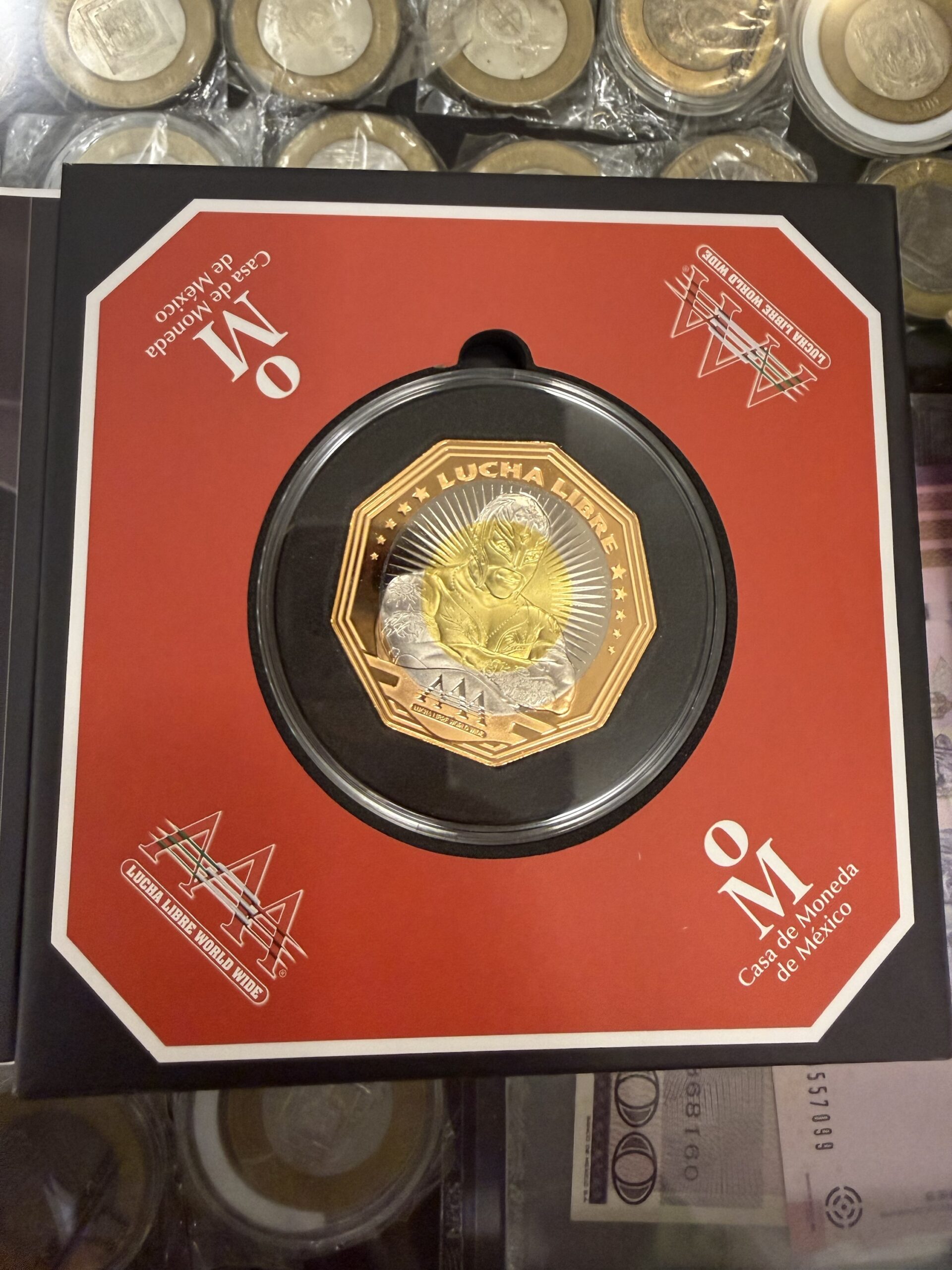Medalla Triple AAA Trimetálica Mo. Rey Misterio 7 Medalla Triple AAA Trimetálica Mo. Rey Misterio - Image 7