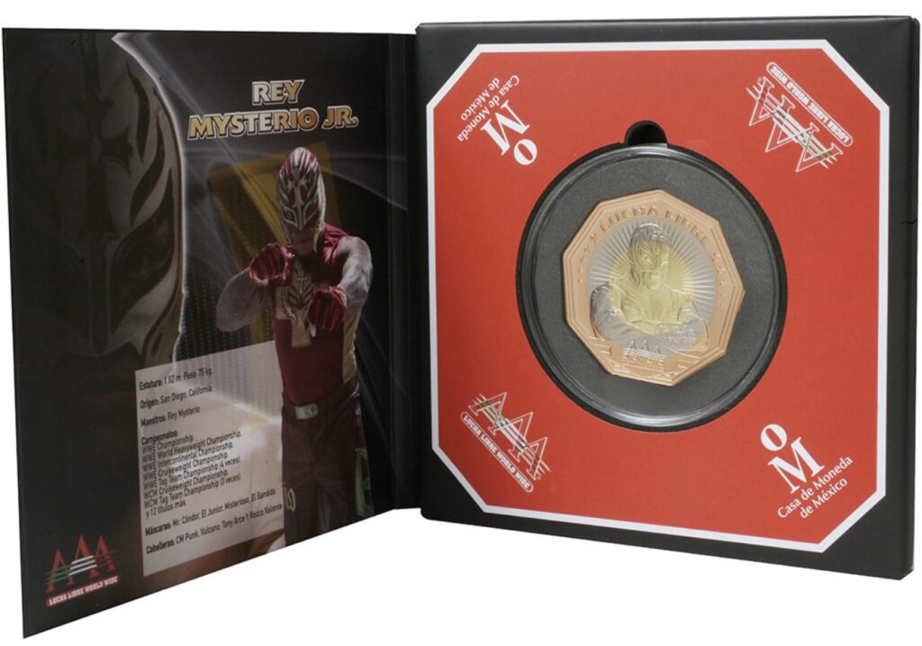 Medalla Triple AAA Trimetálica Mo. Rey Misterio