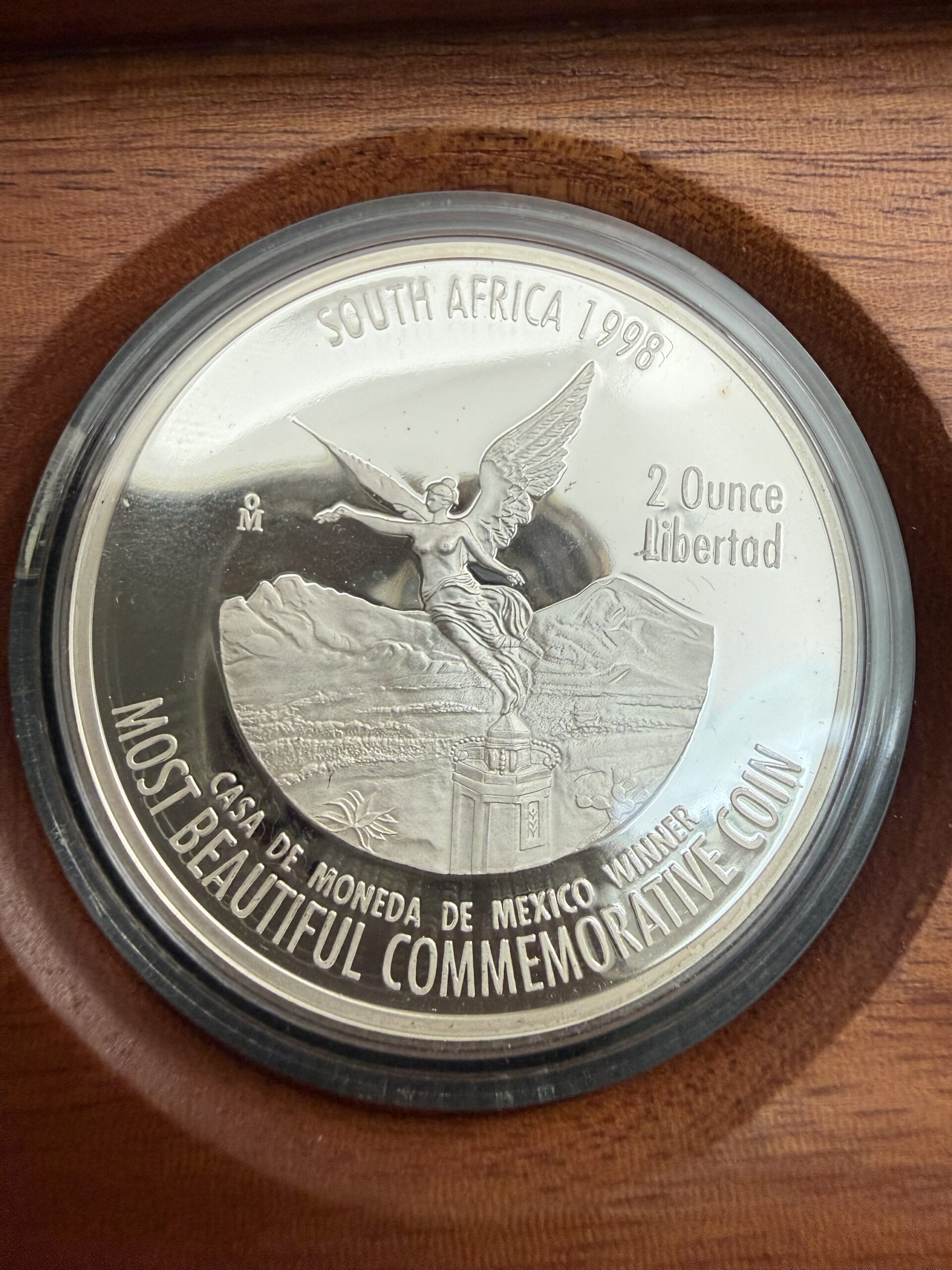 2 Onzas Plata Libertad 1998 South Africa Premio Mundial Mo. 7 2 Onzas Plata Libertad 1998 South Africa Premio Mundial Mo. - Image 7