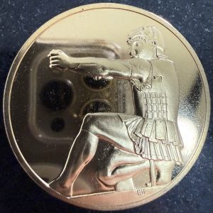 Inicio TodoPrecio.com 2 Medalla Hércules 1984 Franklin Mint Bronce Baño Oro 24K