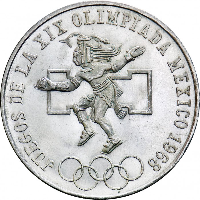 mexico-25-pesos-1968 mexico 25 pesos 1968