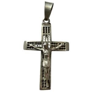 Dije Cruz Cristo Plata .925 Mex