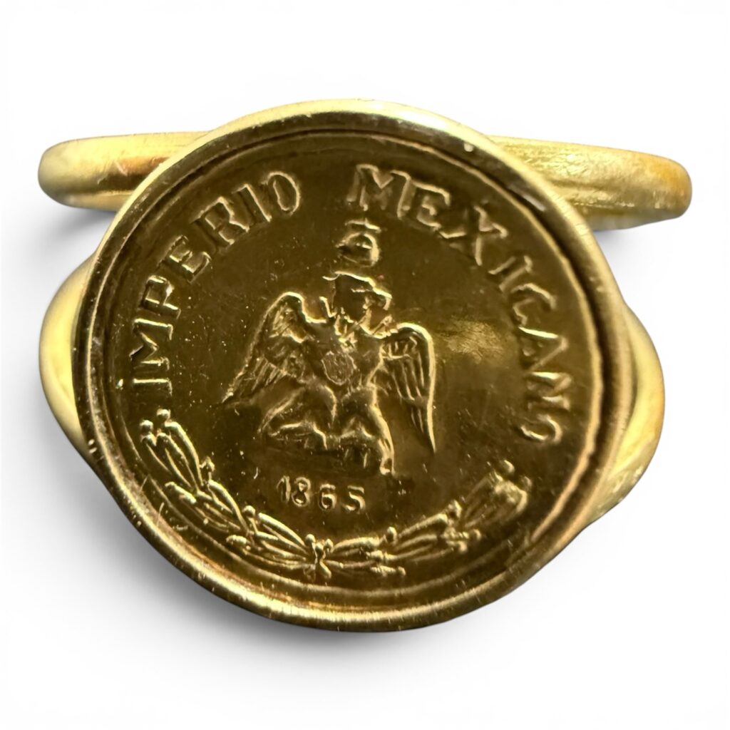 Anillo Maximiliano de Oro 18K Talla 7 | 2.9 g