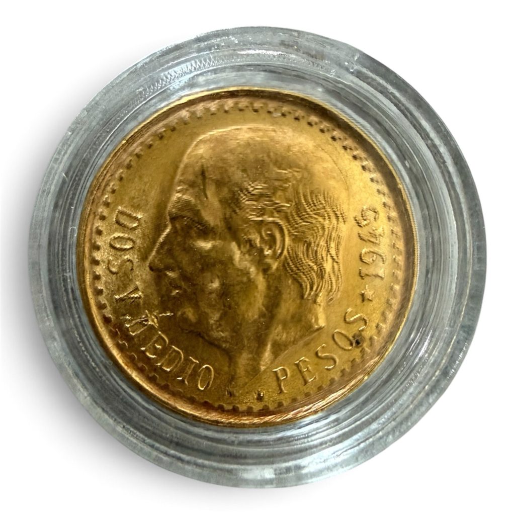 Cápsula Transparente para Moneda 2.5 Pesos Oro 16 mm