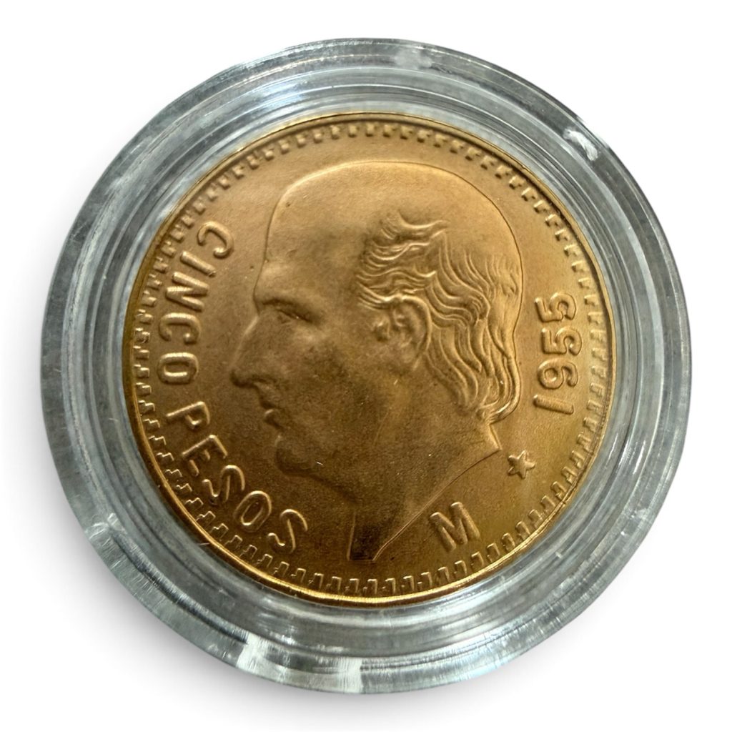Cápsula Transparente para Moneda 5 Pesos Oro 19 mm