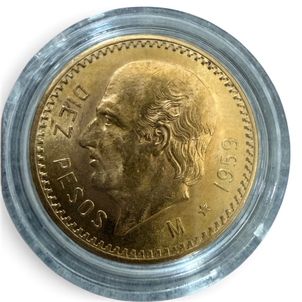 Cápsula Protectora para Moneda 10 Pesos Oro 23 mm