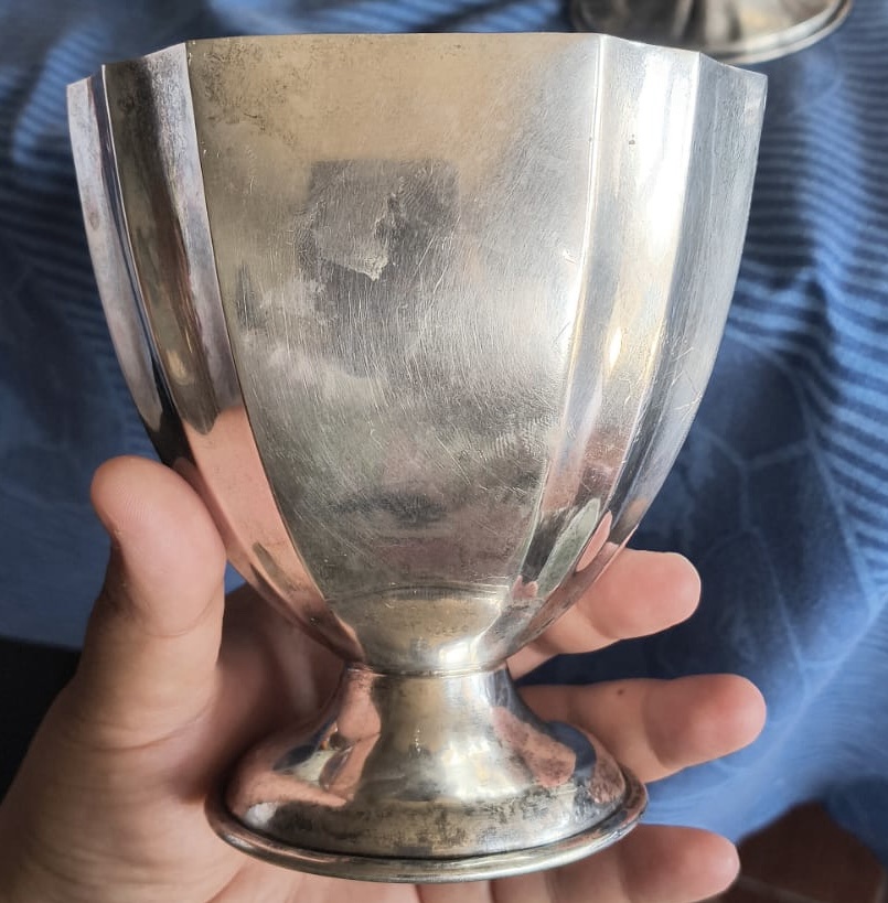 Copa Grial de Plata .925 Hecha en México 279 gr | Plata Maciza 8 Copa Grial de Plata .925 Hecha en México 279 gr | Plata Maciza - Imagen 8