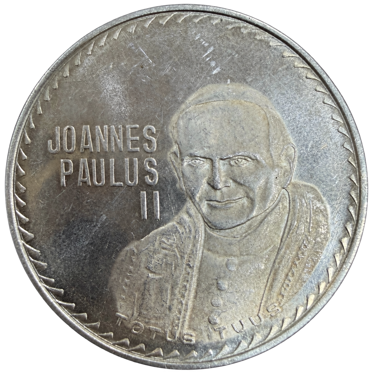 Medalla de Plata .925 Juan Pablo II Basílica Guadalupe 1979 1 Medalla de Plata .925 Juan Pablo II Basílica Guadalupe 1979