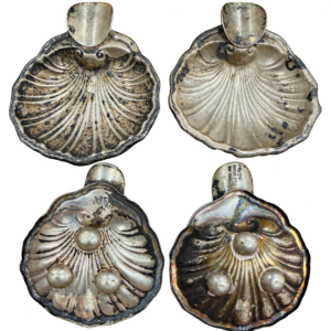 2 Cigarreras Plata .925 6x5cm 23.5gr