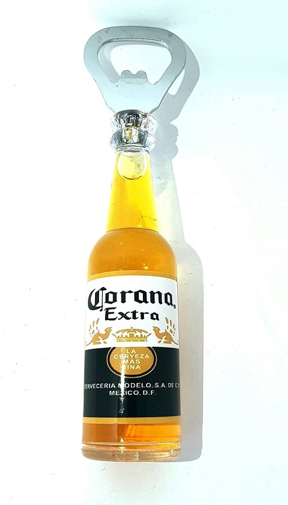 Souvenir Botella Corona con Destapador Magnético Decorativo