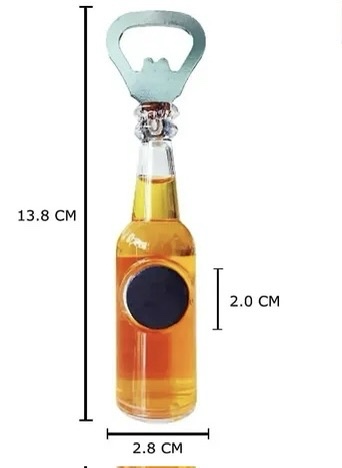 Souvenir Botella Corona con Destapador Magnético Decorativo 2 Souvenir Botella Corona con Destapador Magnético Decorativo - Imagen 2