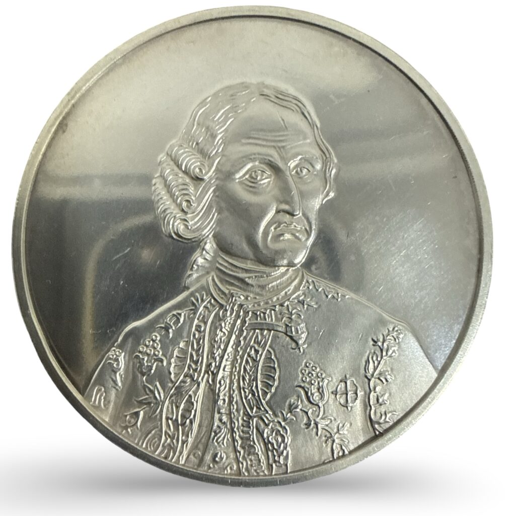 Medalla de Plata .925 La Entrada del Marqués de Croix 1766