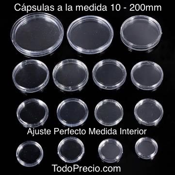 Inicio TodoPrecio.com 8 Cápsulas para Monedas 10-200.5 mm — Centenario, Libertad, Hidalgo y más
