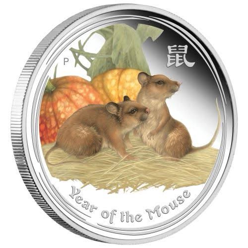 Inicio TodoPrecio.com 3 1 Oz Plata 999 Año del Ratón 2008 Colorizada UNC | Australia