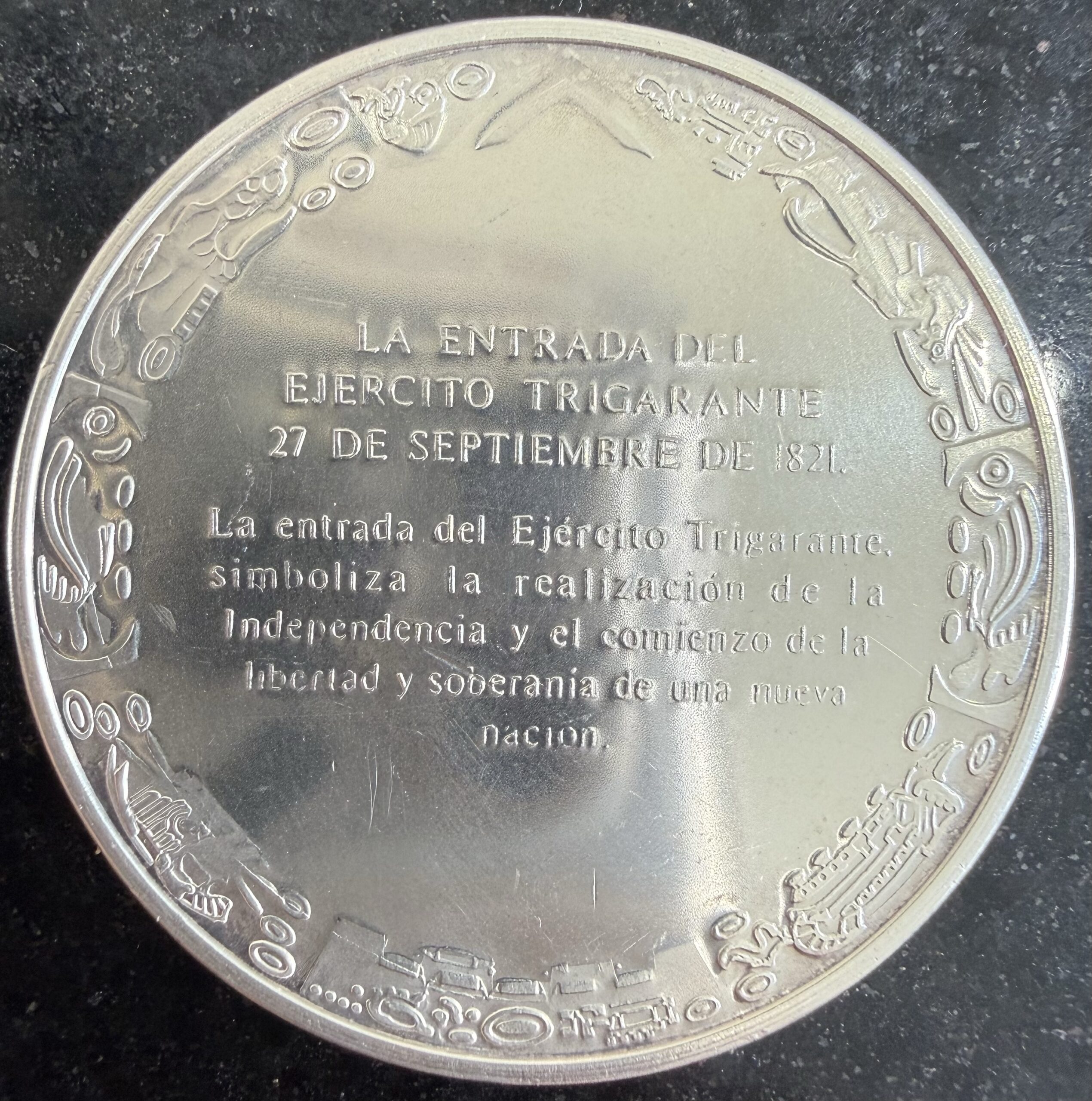 Medalla Ejército Trigarante Plata .925 | Iturbide 2 Medalla Ejército Trigarante Plata .925 | Iturbide - Image 2