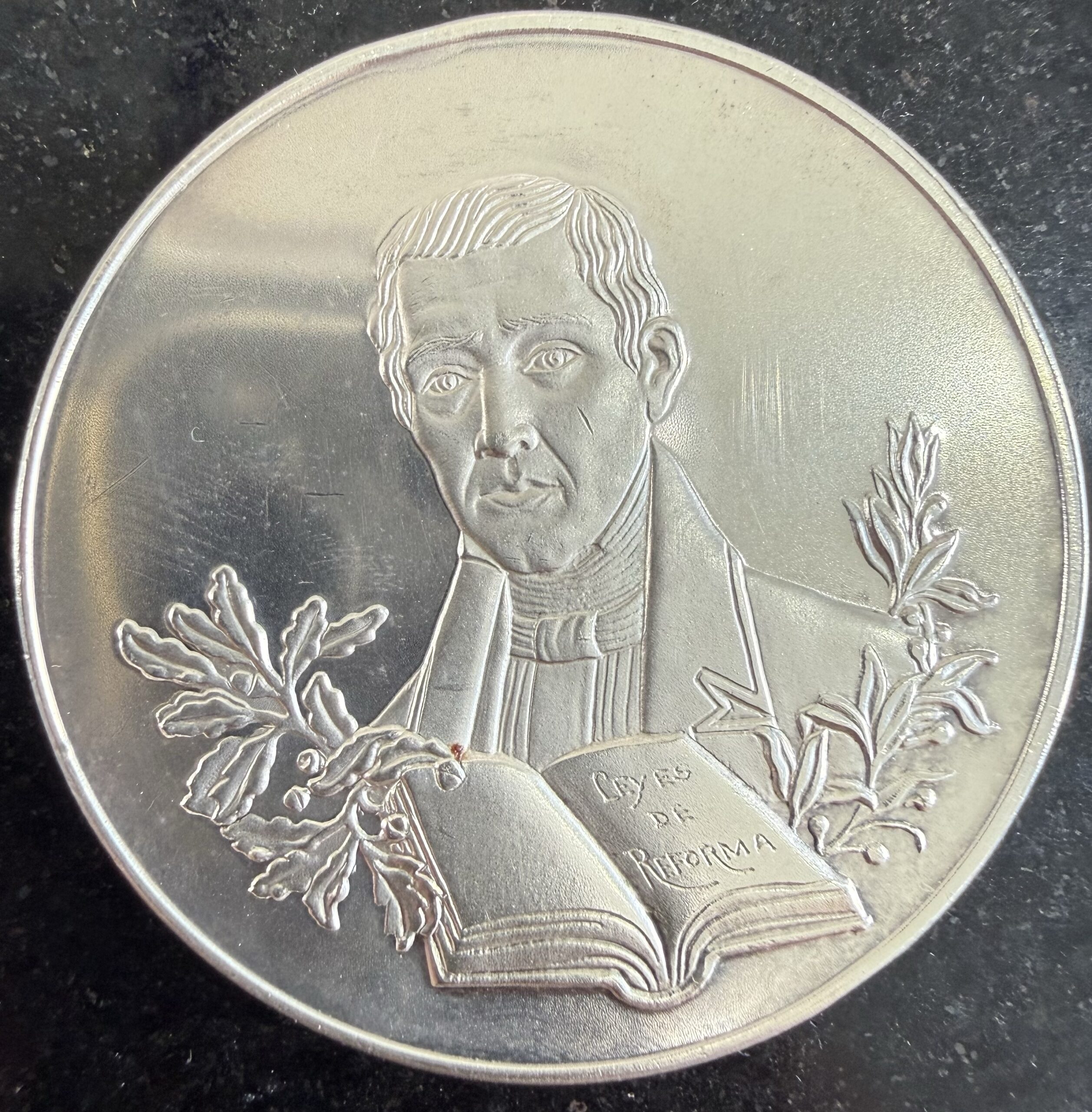 Medalla Valentín Gómez Farías Plata .925 48 g 1971 1 Medalla Valentín Gómez Farías Plata .925 48 g 1971